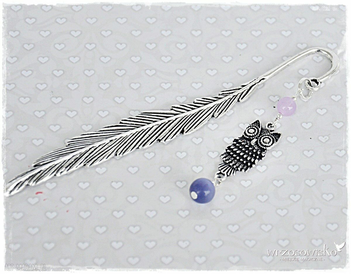 Sowia zakładka w pudełeczku HandMade