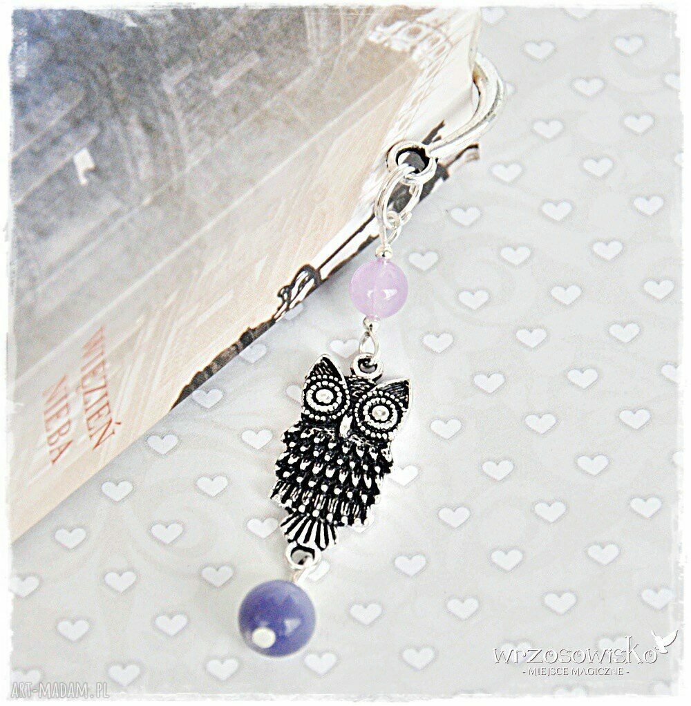 Sowia zakładka w pudełeczku HandMade