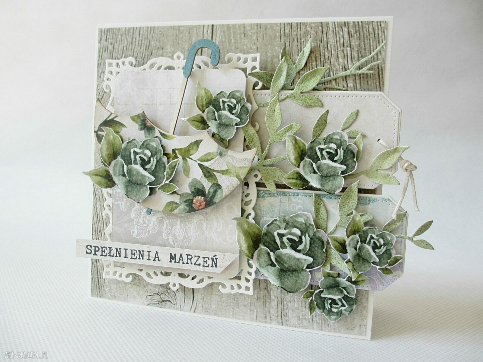 Kartka scrapbooking dla mamy