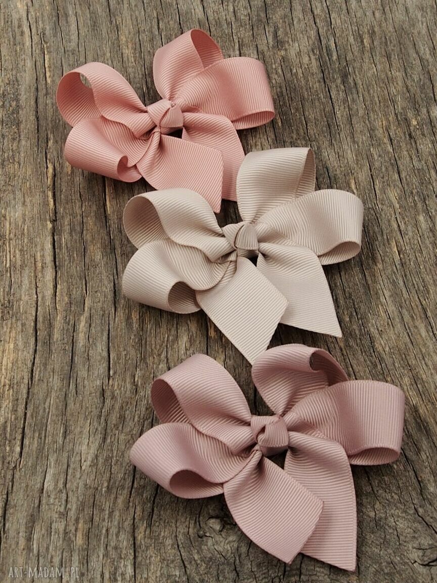 Spinka do włosów Kokarda Lili Antique Mauve