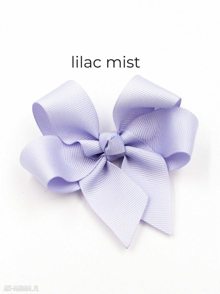 Spinka do włosów Big Bow Lilac Mist - fioletowa kokarda na klips