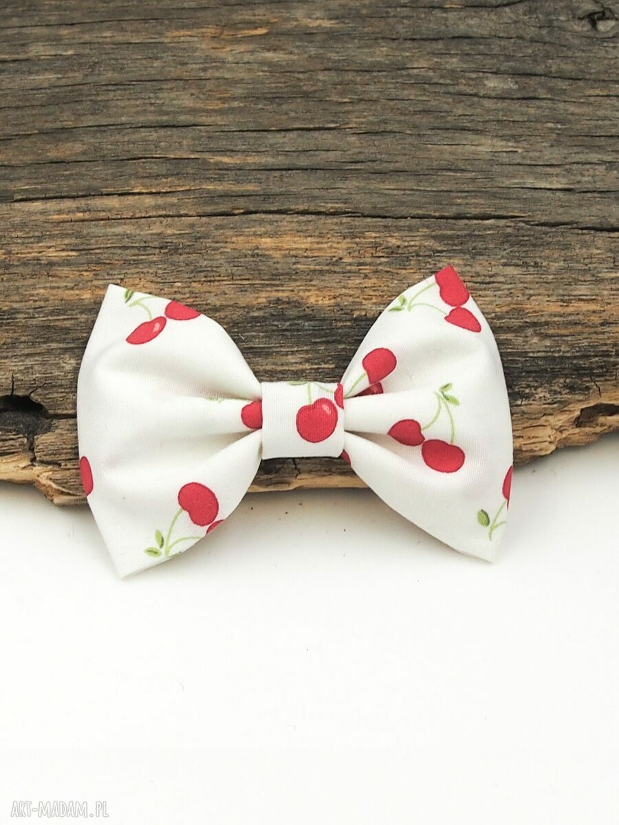 Spinka do włosów Kokarda w wisienki Sweet Cherry