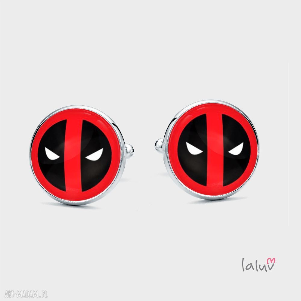 Spinki do mankietów Deadpool - superbohaterowy prezent Marvel