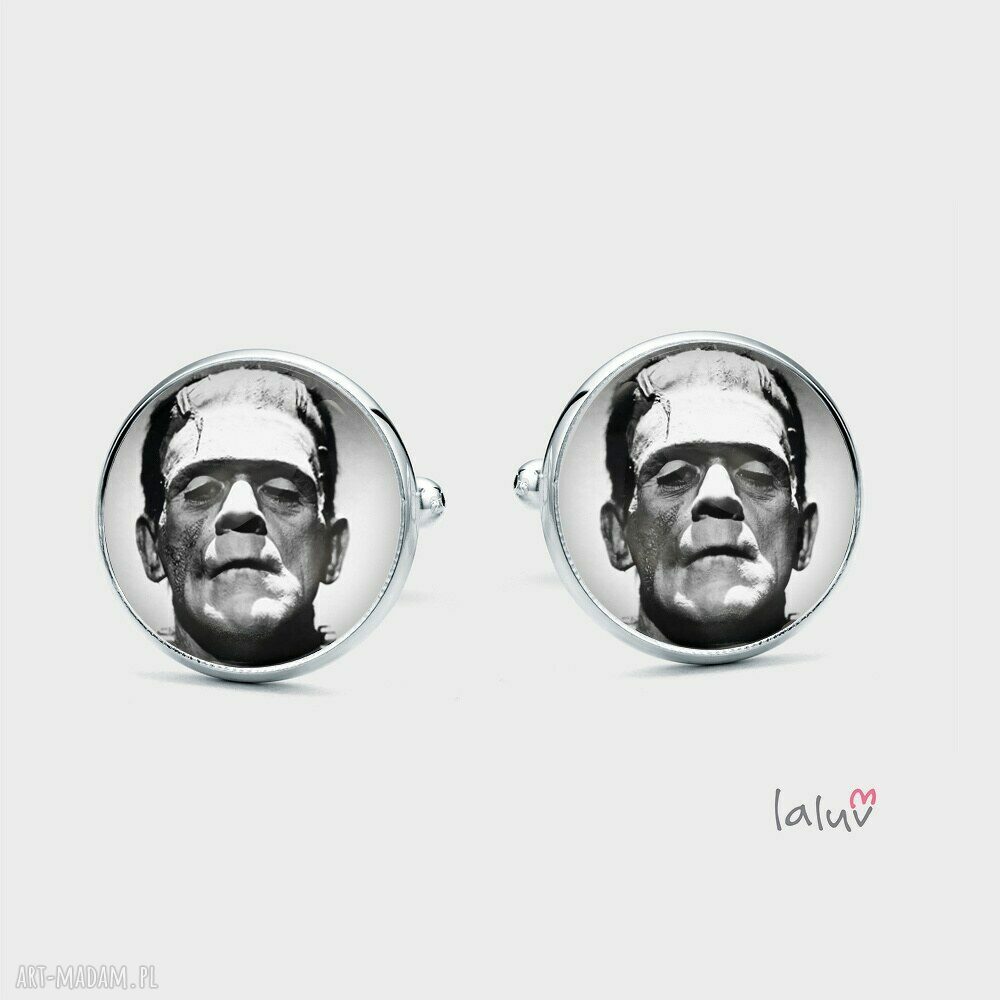 Spinki do mankietów Frankenstein - ręcznie robione