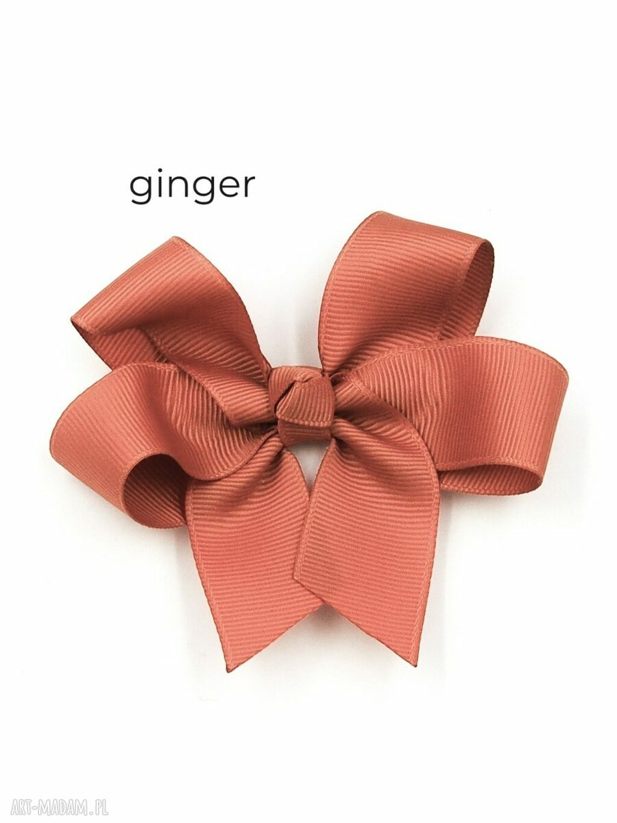 Spinka do włosów Kokarda Big Bow Ginger