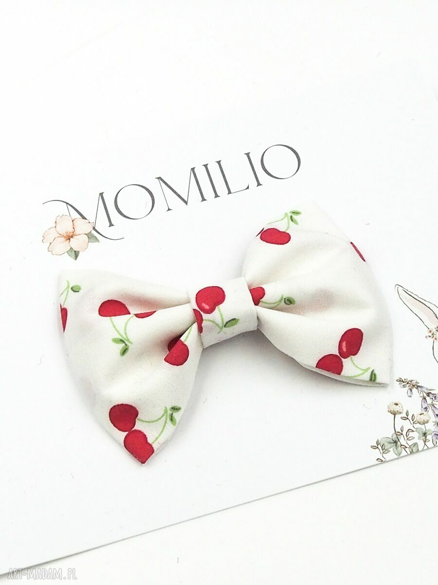 Spinka do włosów Kokarda w wisienki Sweet Cherry