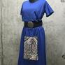 handmade sukienki blue hol kombinezon
