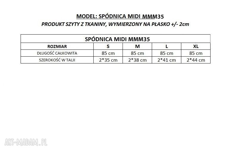 Spódnica midi z bawełny w łowickim wzorze na czarnym tle