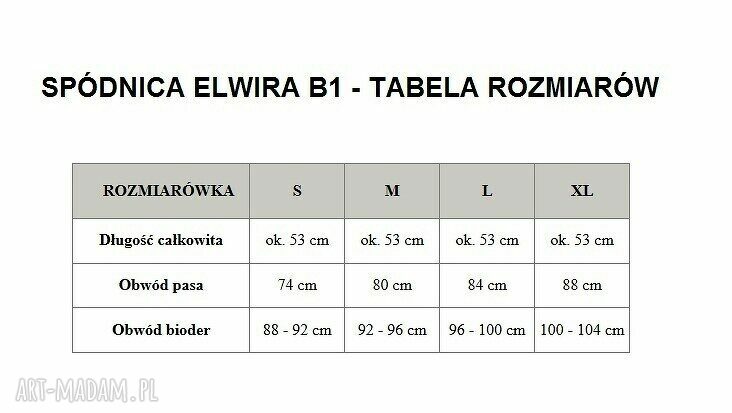 Spódnica midi Elwira B1