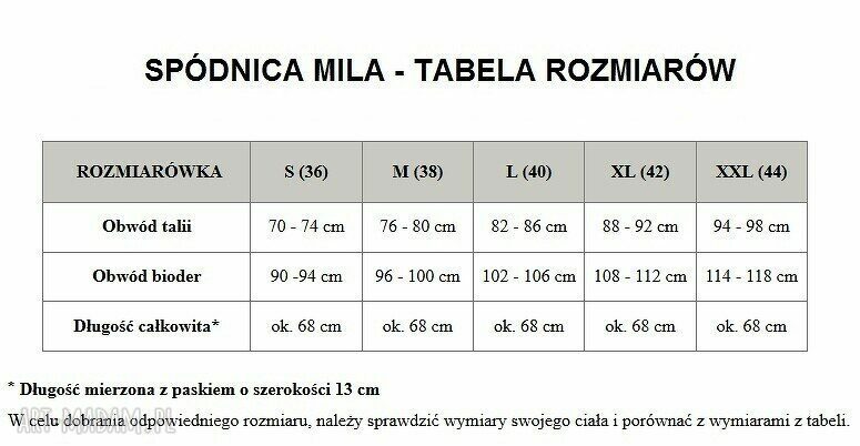 Spódnica Mila 10
