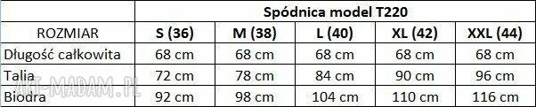 Spódnica ołówkowa z wysokim stanem t220, ciemnoszara