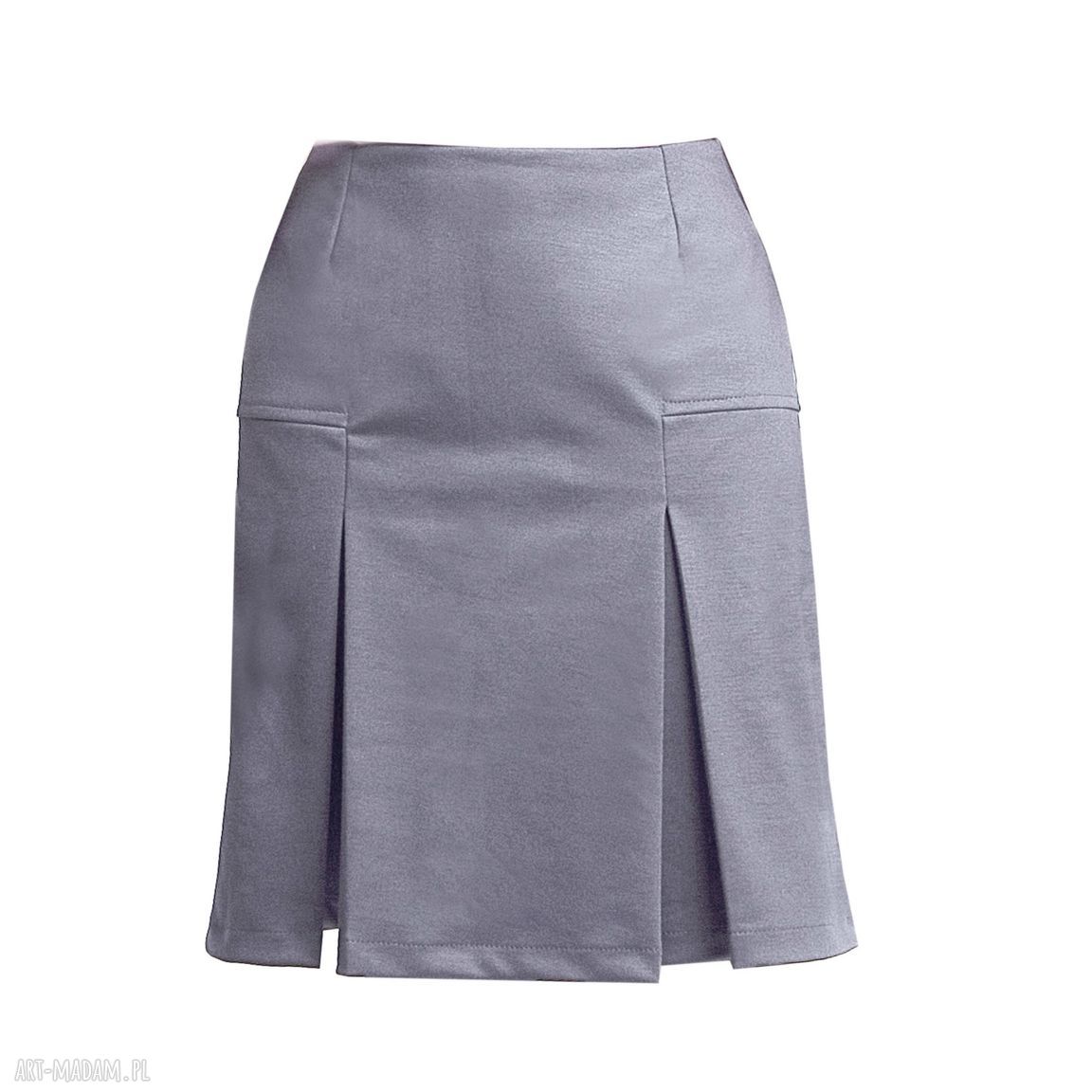 Ołówkowa spódnica z szarfą SP115 w kolorze khaki