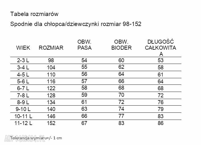 Spodnie Dresowe Łobuziak - ręcznie robione dla chłopca