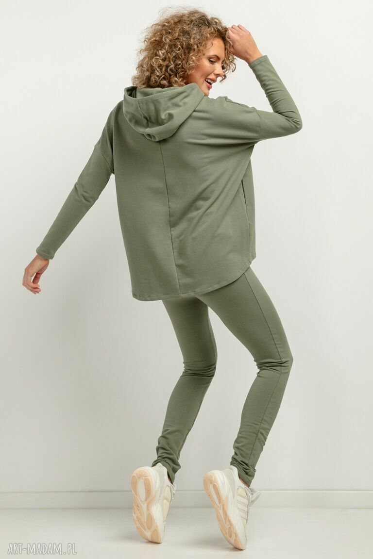 Spodnie dresowe legginsy Tessita T382 - zielone