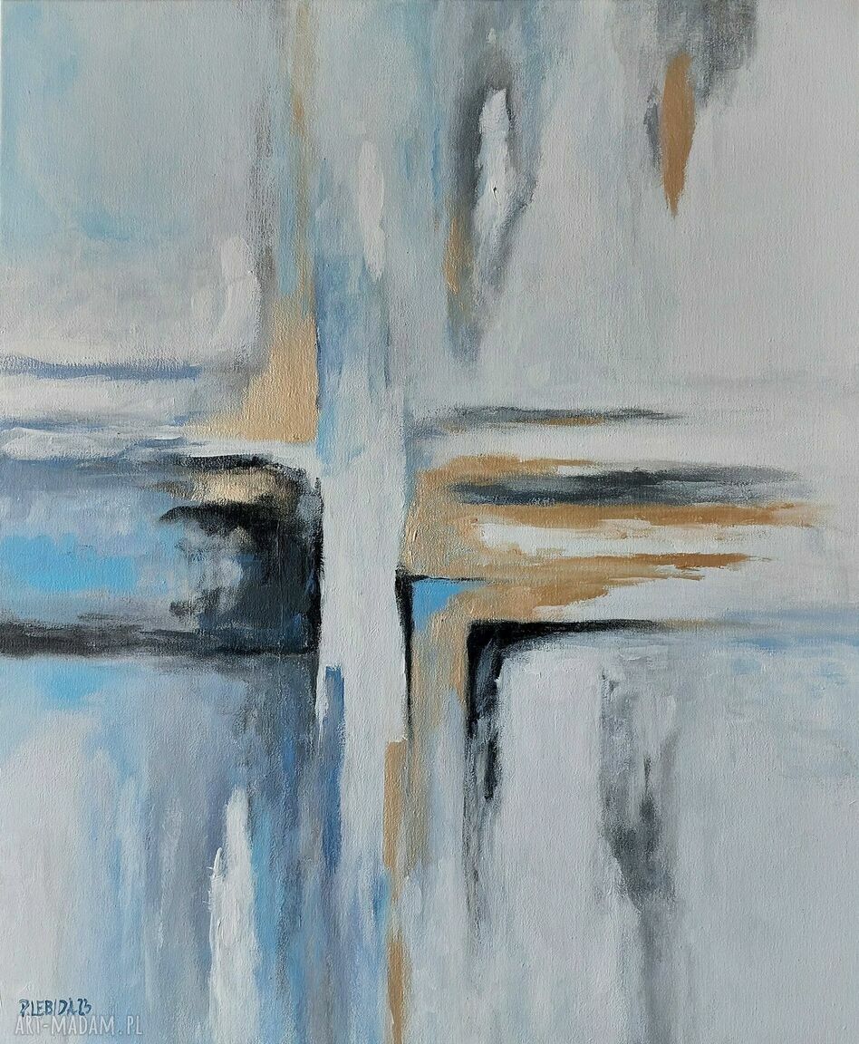 Spokój - ręcznie malowany obraz akrylowy 50/60 cm