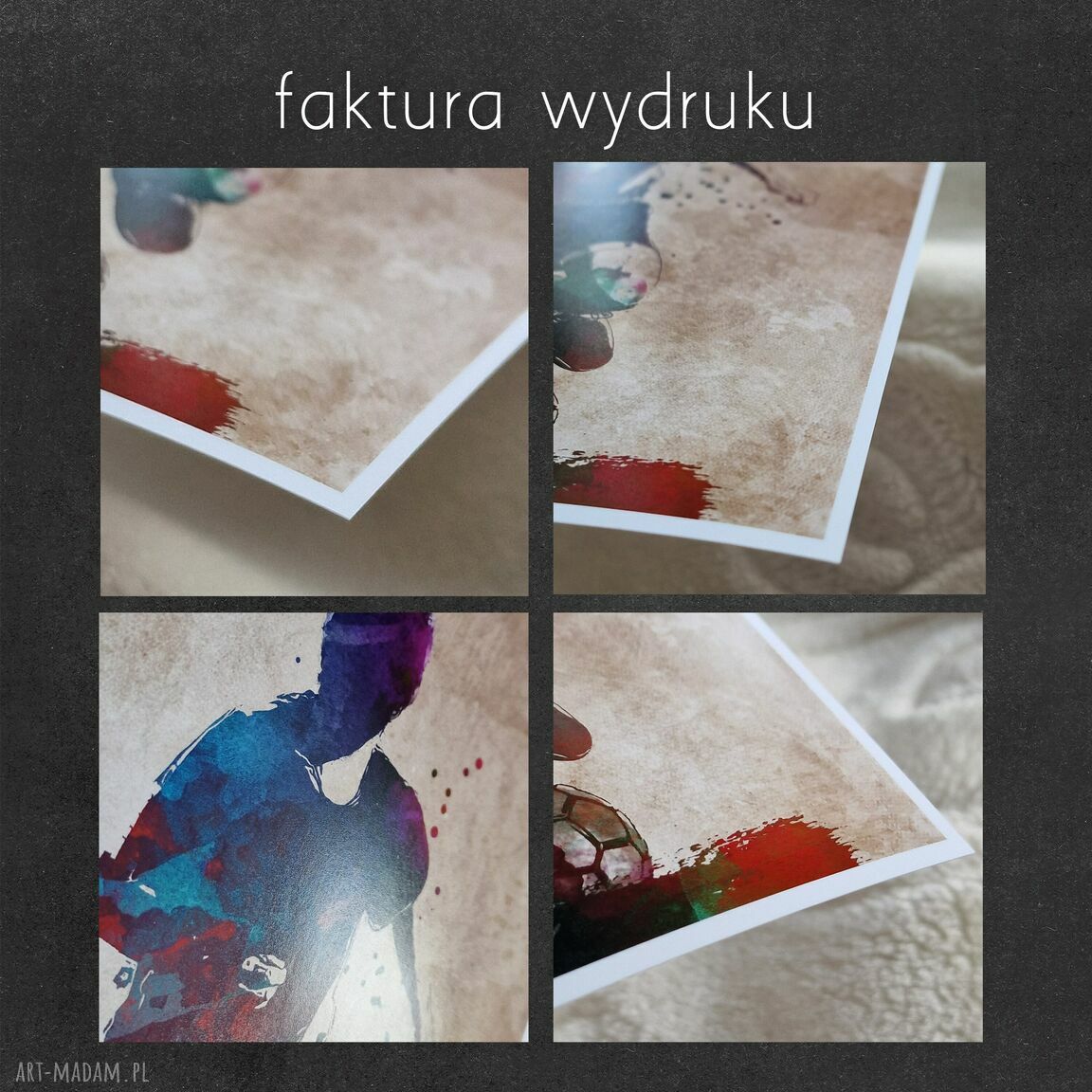 Sport Lekkoatletyka - ręcznie wykonany zestaw 9 grafik 13x18 cm