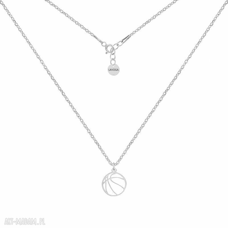 naszyjniki: NASZYJNIK z piłką do kosza PASSION Ręcznie zrobione