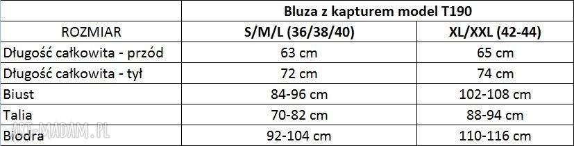 Luźna bluza z kapturem T379, zielona