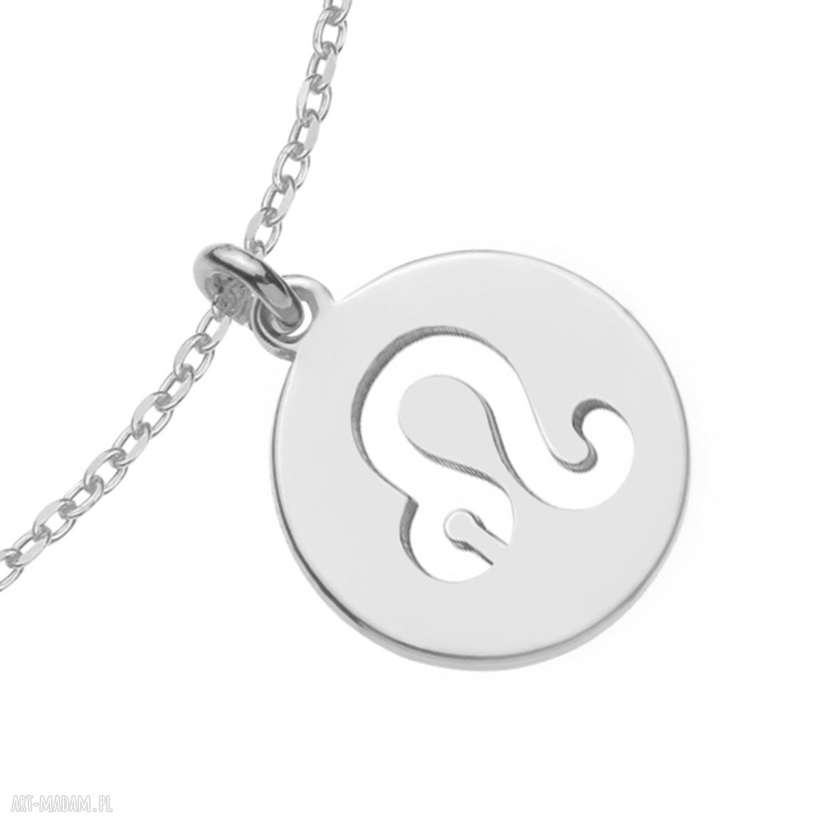 Srebrna bransoletka z zodiakiem Lwa - srebro 925, długość 18 cm