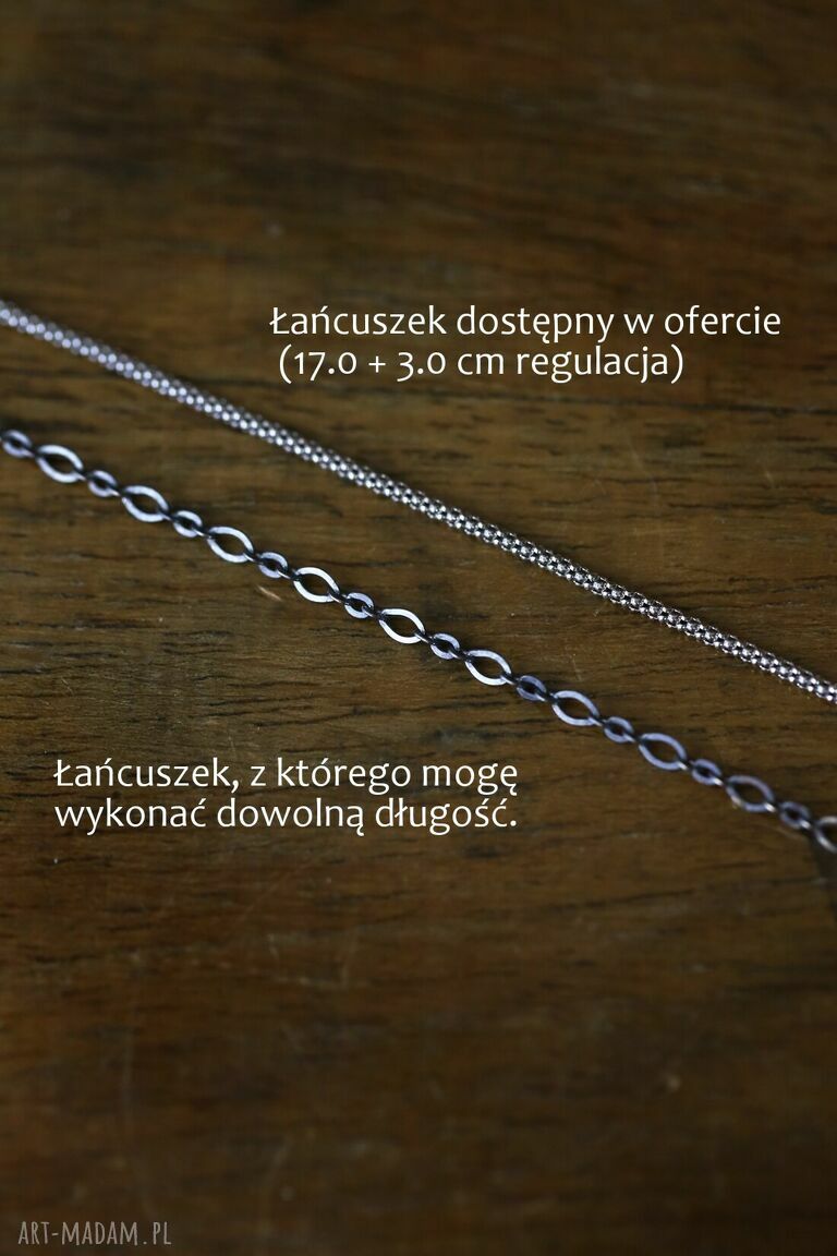 Srebrna bransoletka z Żywiołem Ziemi i dwustronnym medalikiem