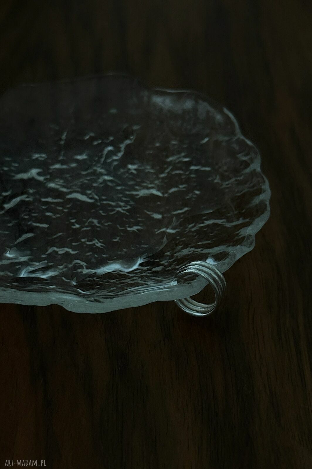 kolczyki: Srebrna potrójna nausznica Hand Made