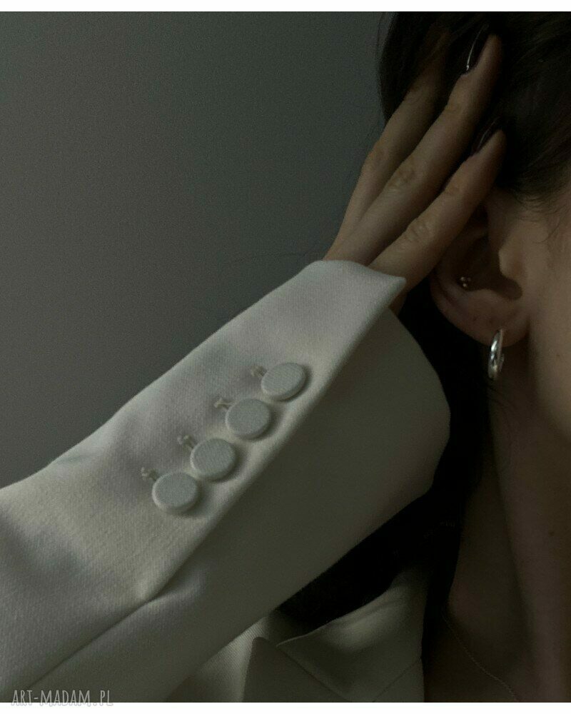 kolczyki: Srebrne kolczyki koła hand made