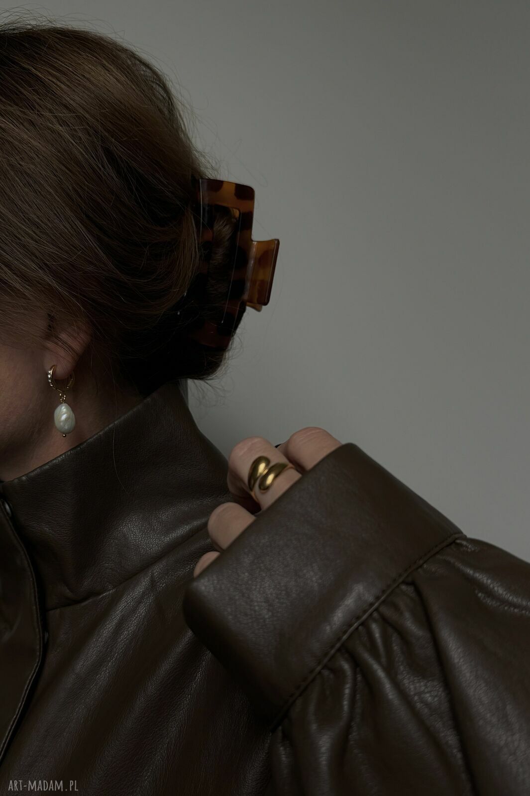 kolczyki: Srebrne kolczyki z perłami i kryształkami Preciosa Hand Made