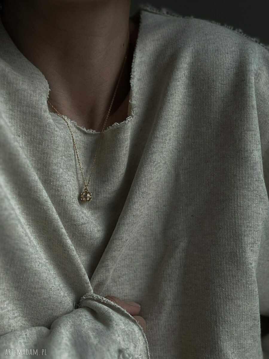 naszyjniki: Srebrny naszyjnik z bezbarwnymi kryształami Handmade