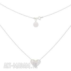 sotho srebrny naszyjnik z sercem