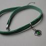 szmaragd naszyjniki choker emerald -