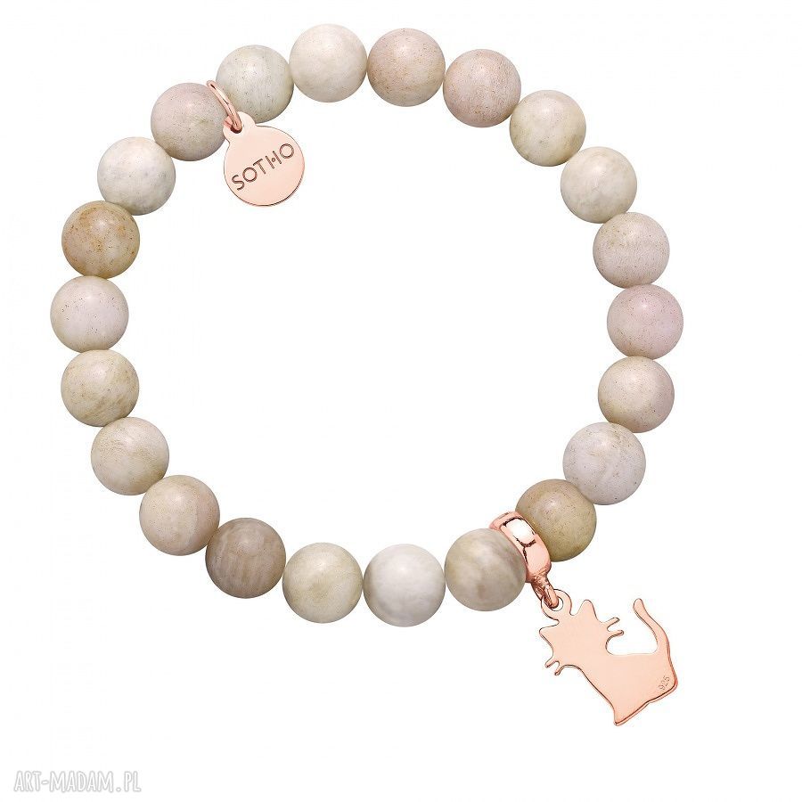 Cielista bransoletka kotkiem rÓŻowego zŁota modna minimalistyczna