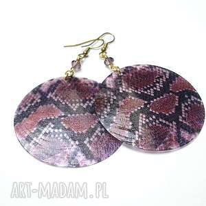 alloys collection -snake violet -kolczyki