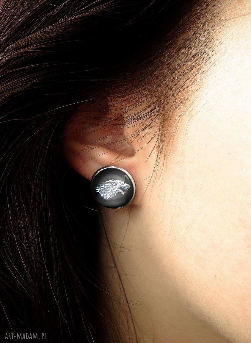 kolczyki: Stark Kolczyki sztyfty HandMade