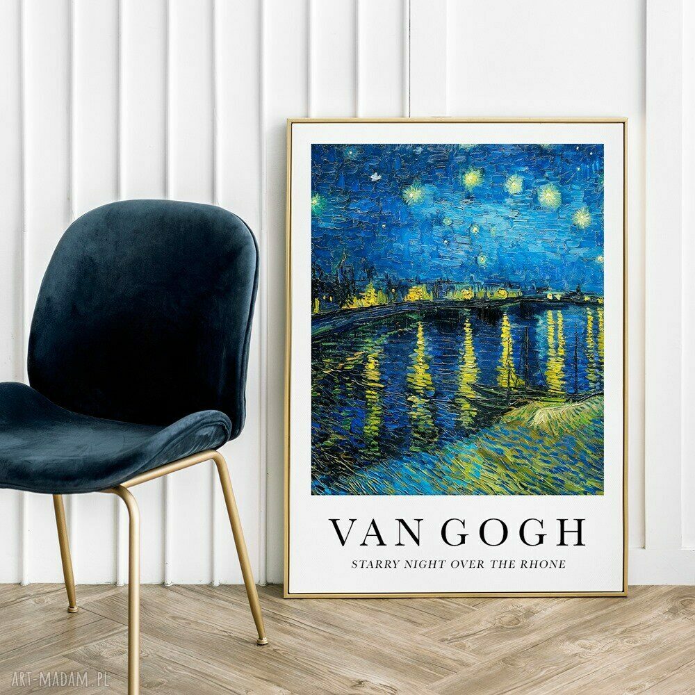 Starry Night over the Rhone - plakat 40x50 cm Hogstudio