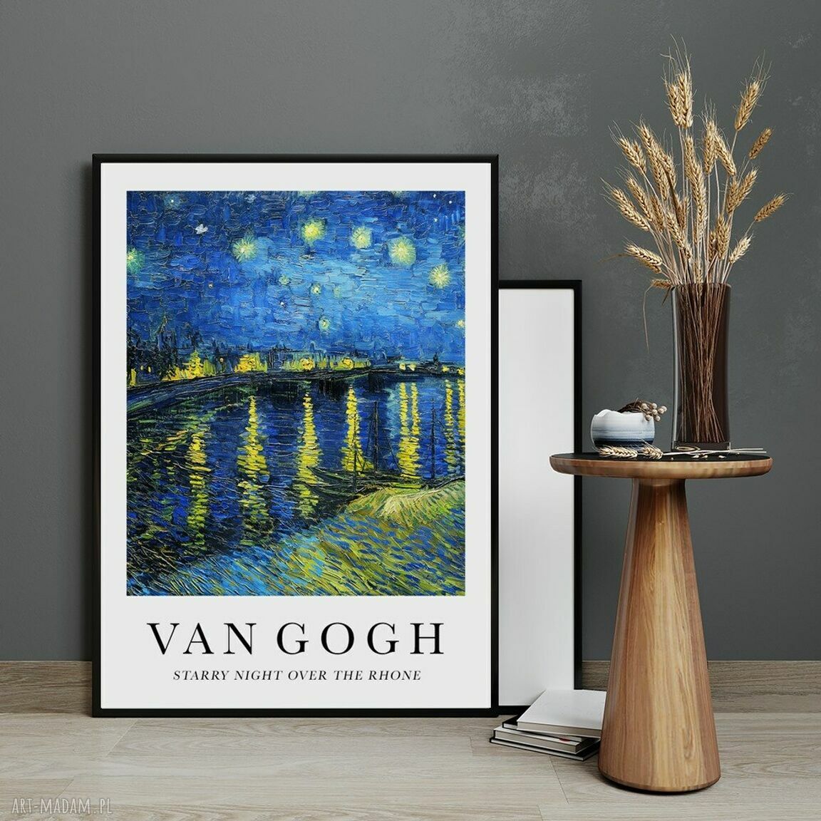 Starry Night over the Rhone - plakat 30x40 cm do salonu