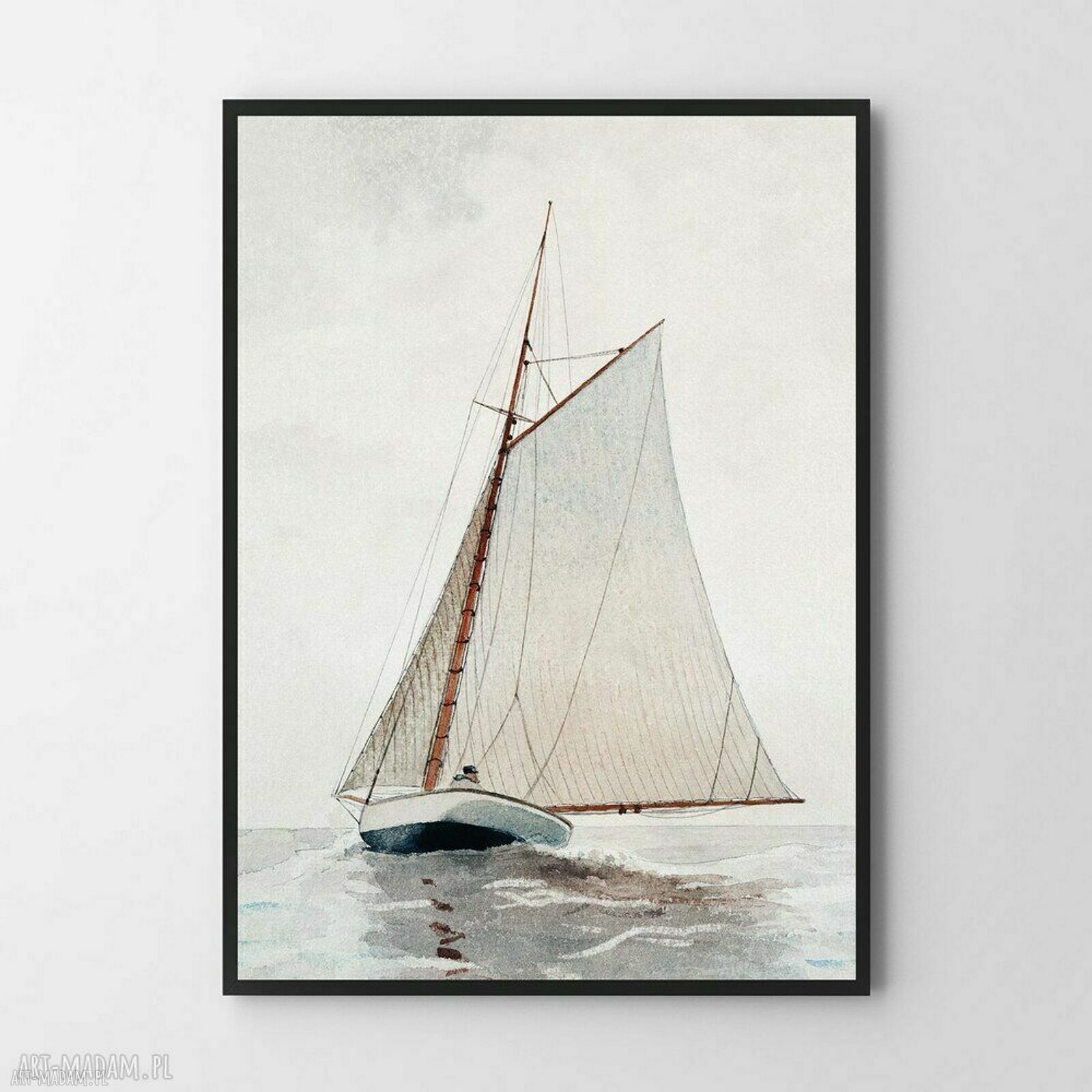 Plakat Statek Rejs morski - format 50x70 cm