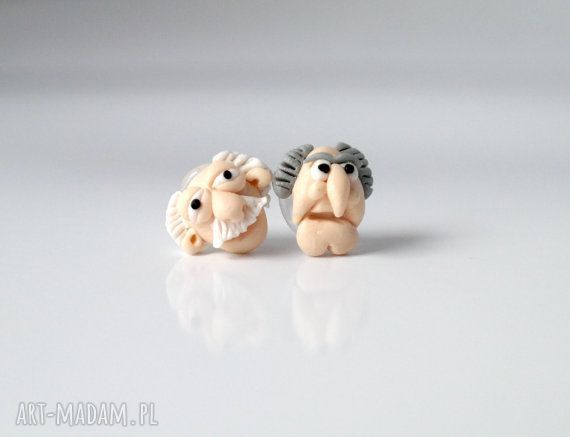 Statler i Waldorf - kolczyki Muppety - Loża Szyderców