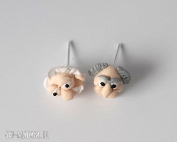 Statler i Waldorf - kolczyki Muppety - Loża Szyderców