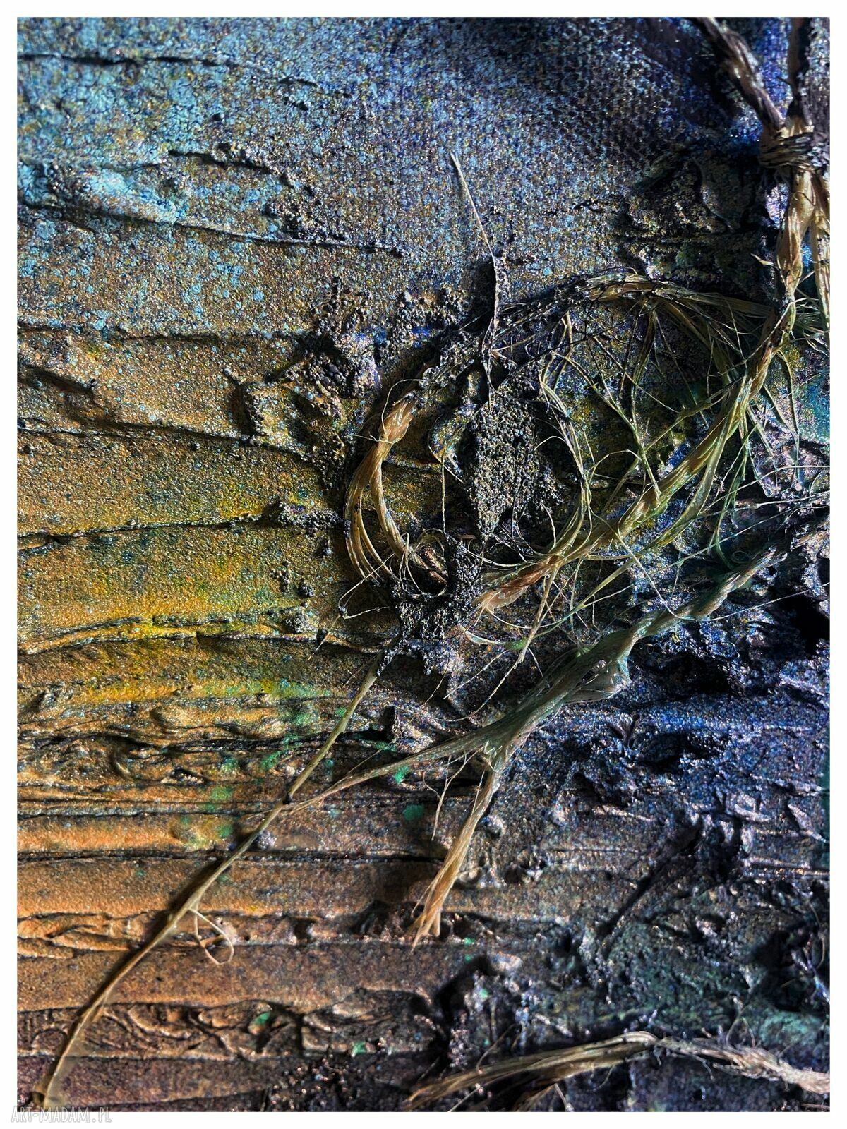 Prześwit (Structures - Breach) - obraz strukturalny 60x80 do salonu