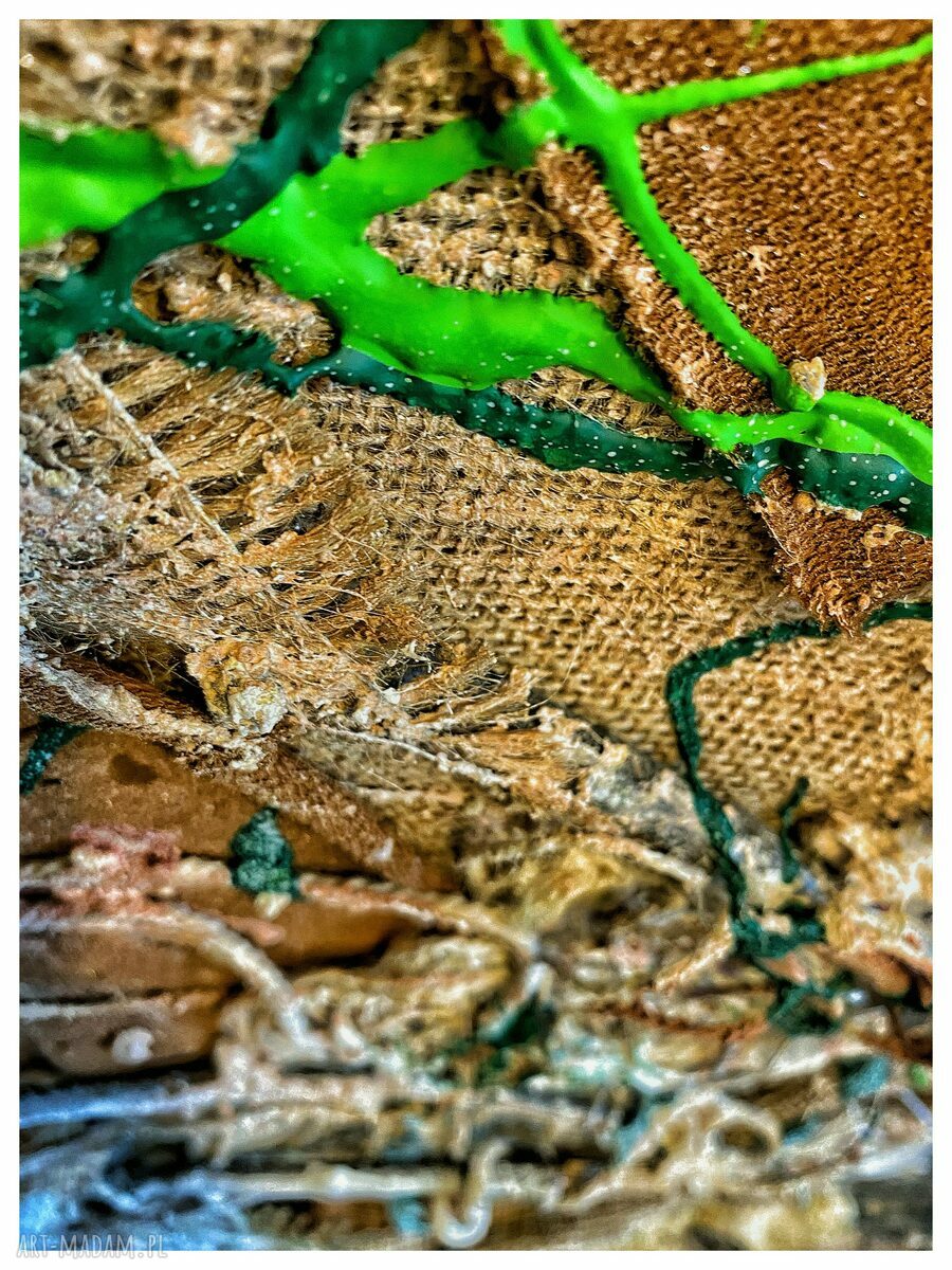 Obraz strukturalny „Zaczyn” - ręcznie malowany 50x40 cm