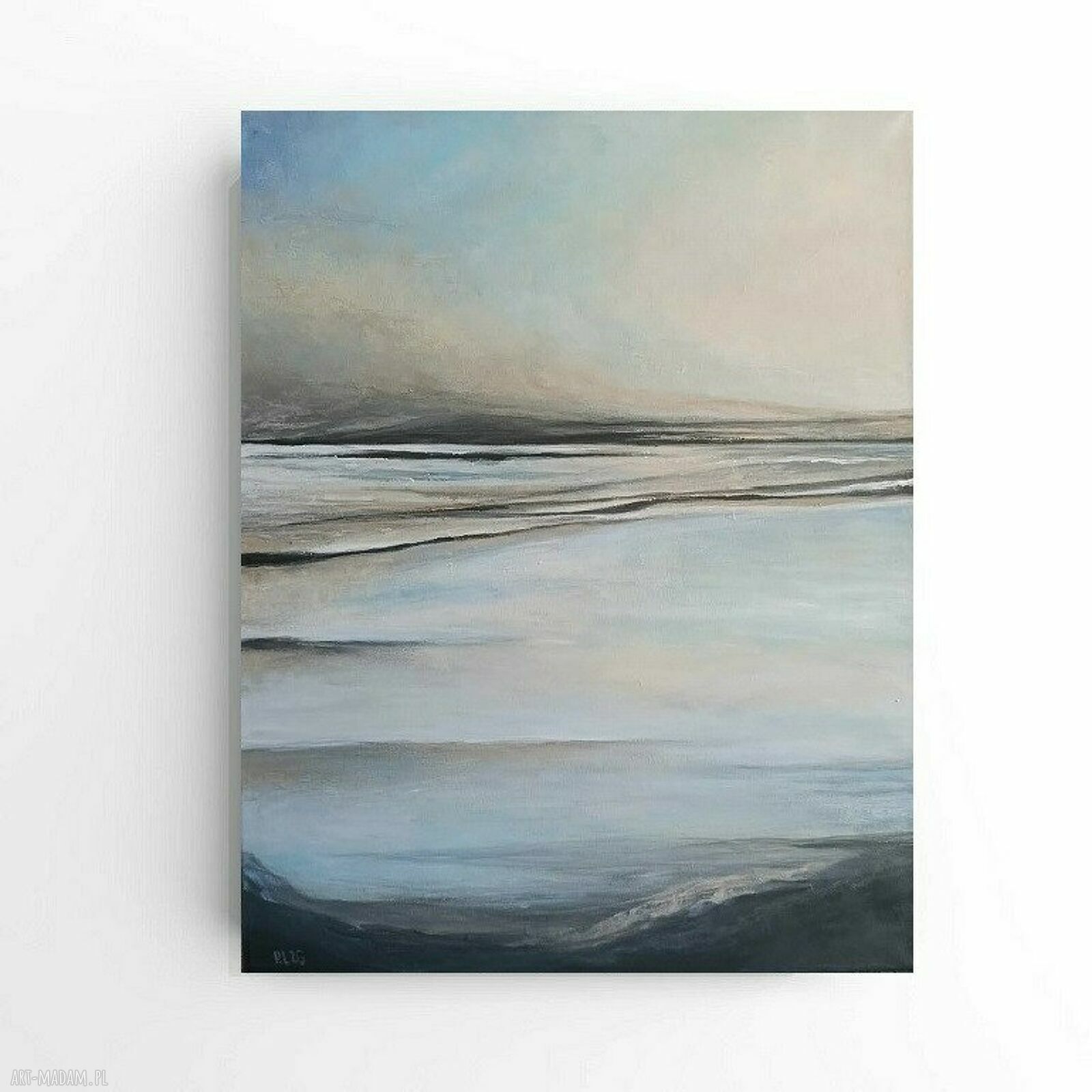 Subtelność - ręcznie malowany obraz akrylowy na płótnie 50x40 cm