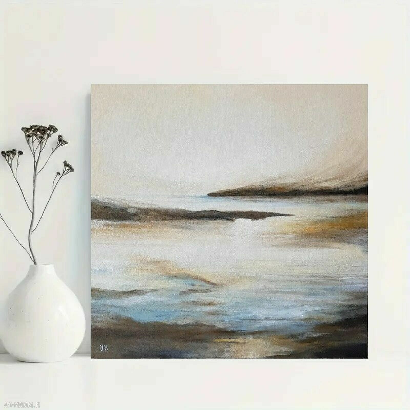 Subtelność - obraz akrylowy 50x50 cm, kwadrat, gotowy do powieszenia