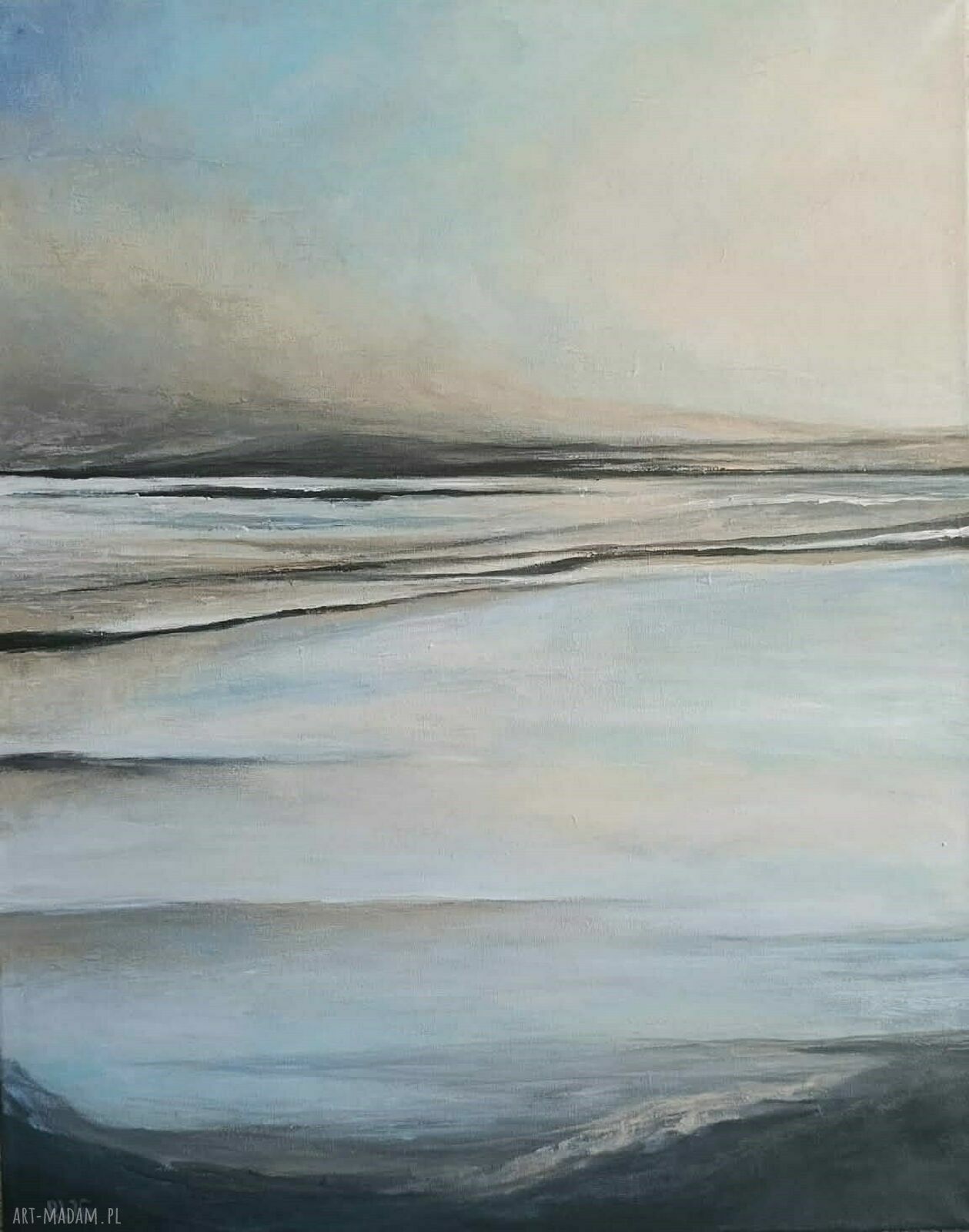 Subtelny obraz akrylowy na płótnie 50 x 40 cm