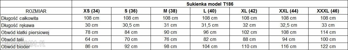 Bawełniana sukienka typu kimono z kieszeniami i paskiem T186, brązowa