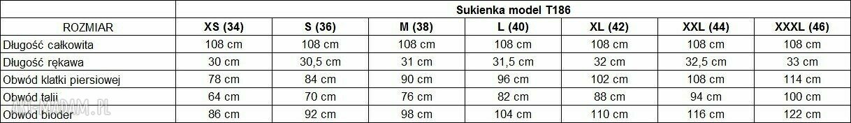 Czarna bawełniana sukienka typu kimono z kieszeniami i paskiem T186
