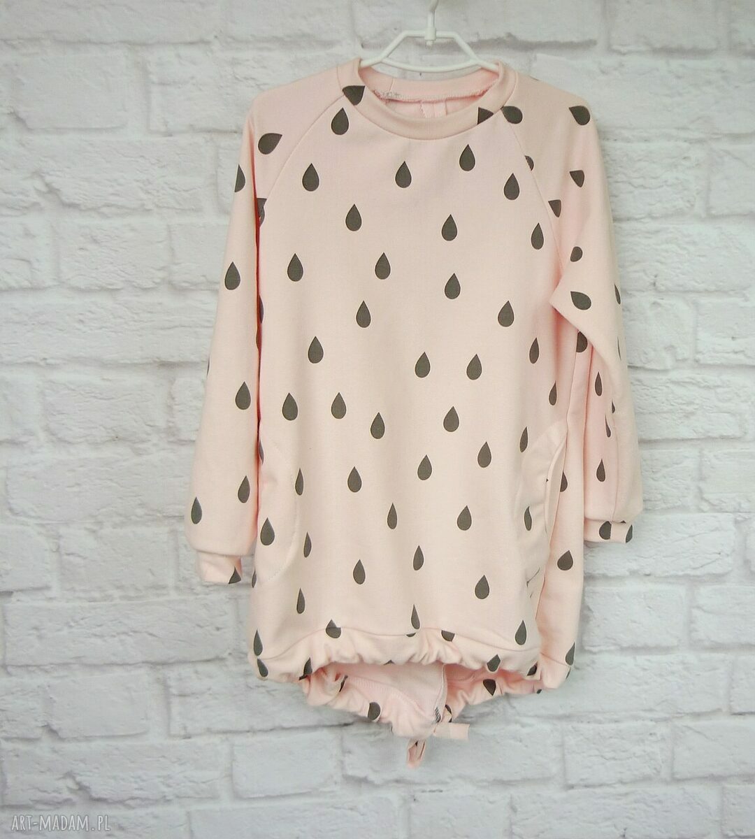 ubranka: Sukienka dla dziewczynki 86 98 krople2 HandMade