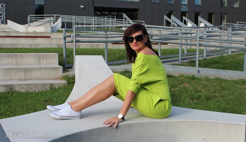 sukienka dresowa z kieszniami oversize rozmiary kolory