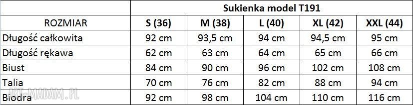 Sukienka dresowa z szerokim kominem t191, granatowy
