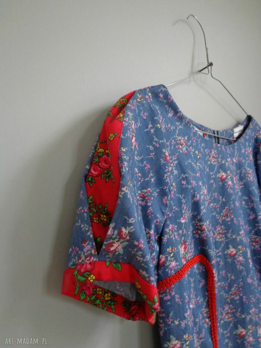 sukienka Folk Design Aneta Larysa Knap Ręcznie robione