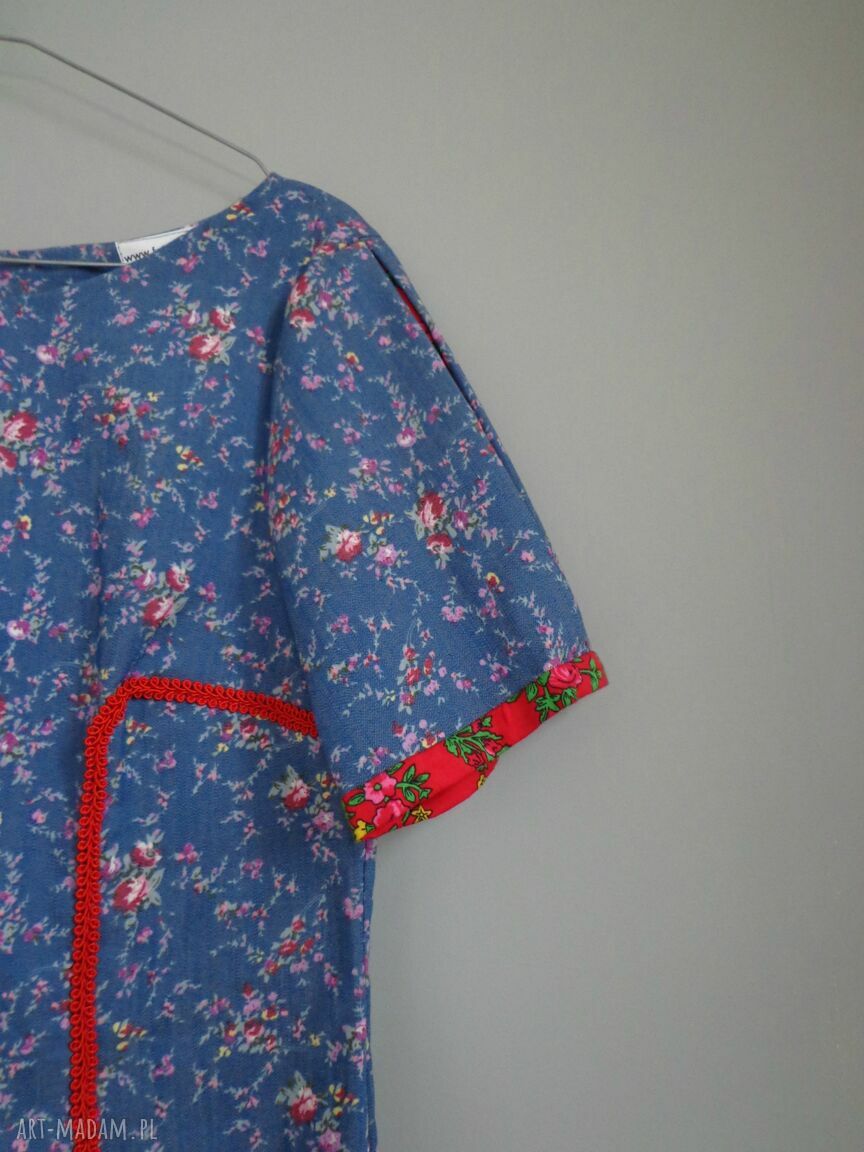 sukienka Folk Design Aneta Larysa Knap Ręcznie robione